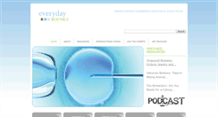 Desktop Screenshot of everydaybioethics.org